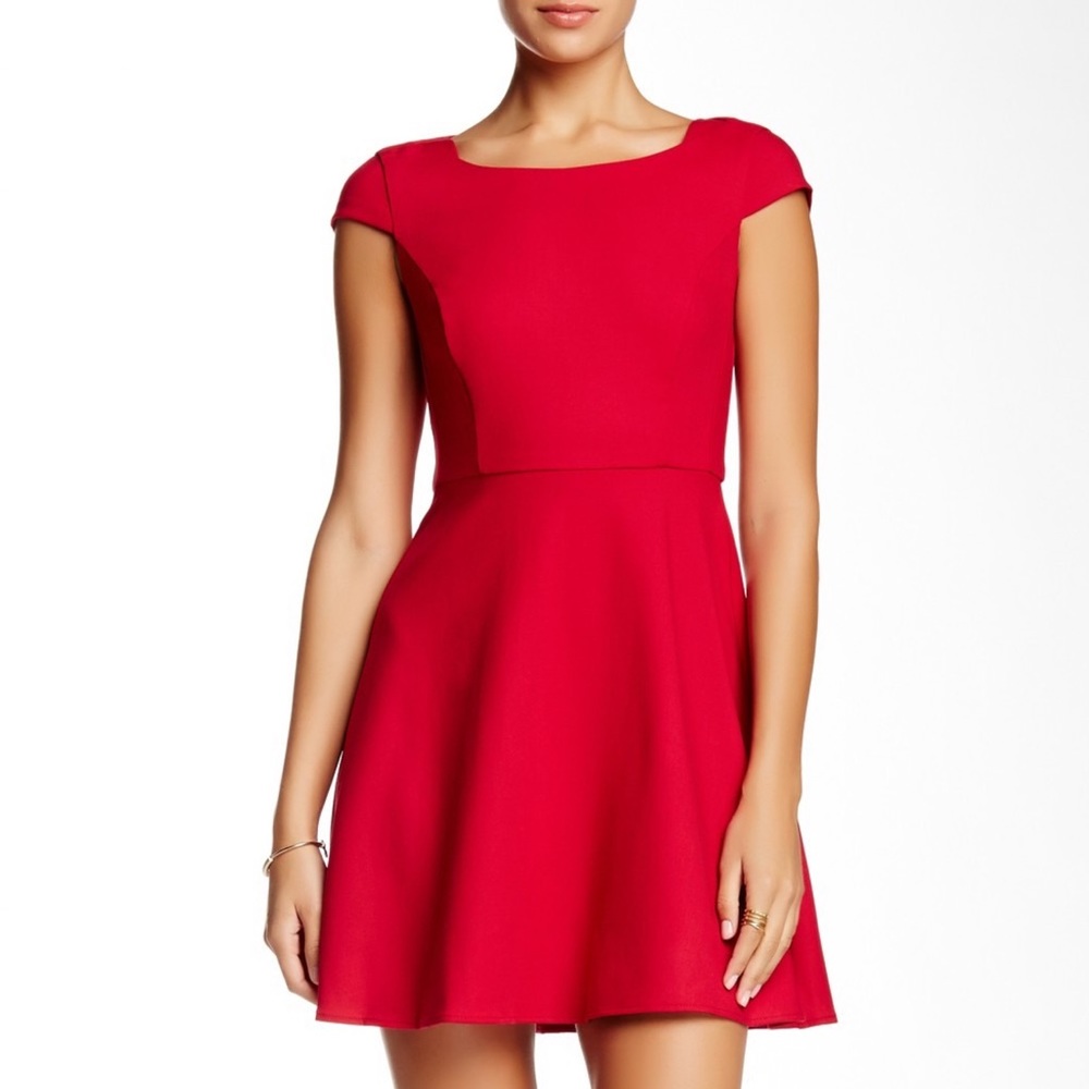 Berry Red Dress